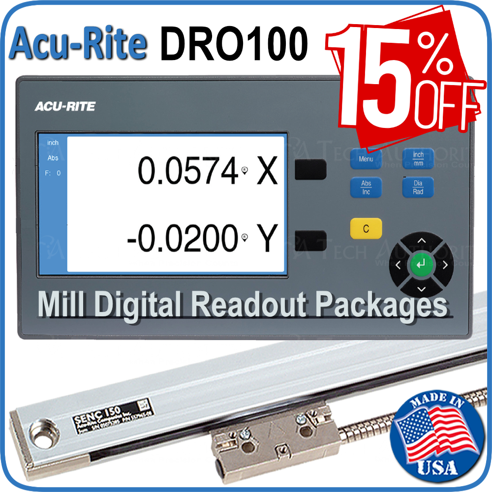 A Tech Authority - ACU-RITE DRO100 Mill PackagesQualifies For