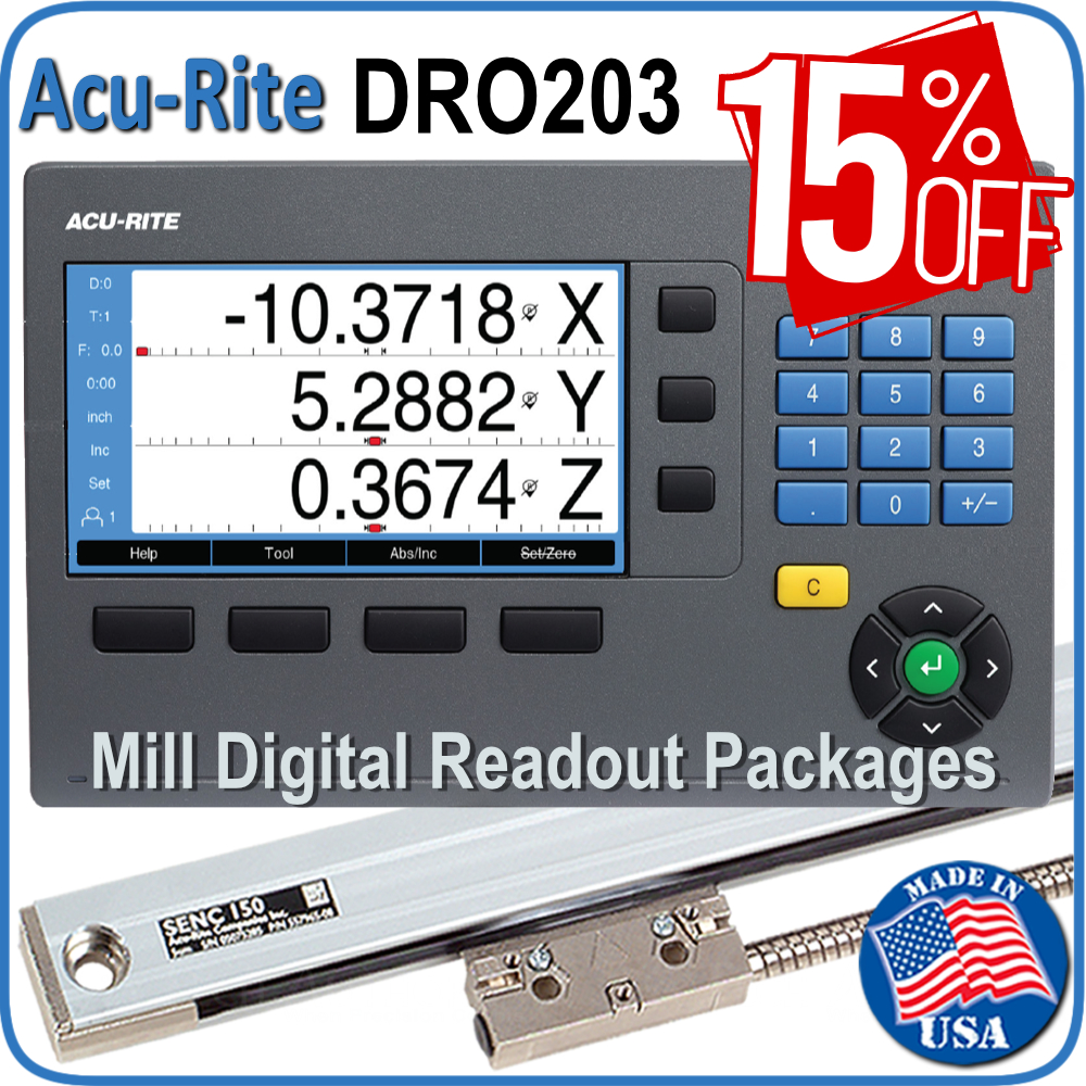 DRO203 Mill Packages...Qualifies For Our Current Fall Sale DRO203 Mill Packages...Qualifies For Our Current Fall Sale